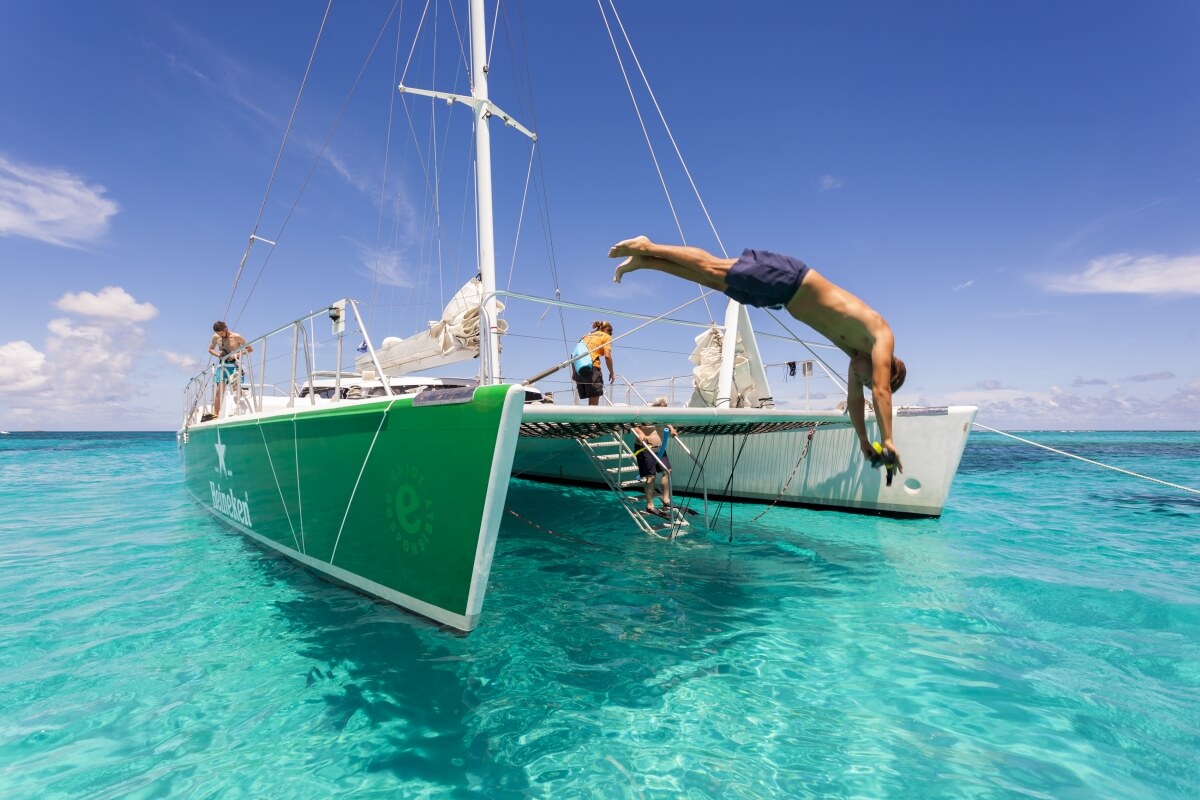 Sailing in The British Virgin Islands